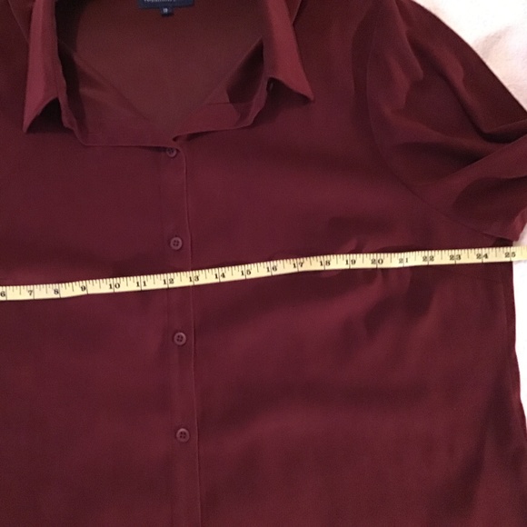 Women's Burgundy Jacket - Picture 8 of 11